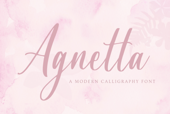 Agnetta: A Handwritten Font for Elegant Web Design