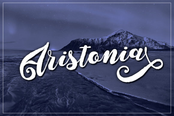 Aristonia: A Magical Handwritten Font for Elegant Campaigns