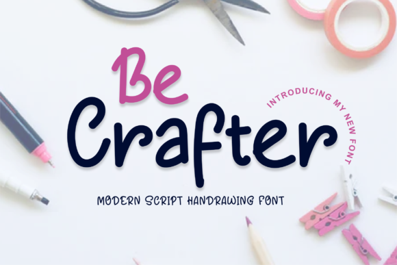 Be Crafter: Elevate Your Brand with a Sweet, Flowing Font
