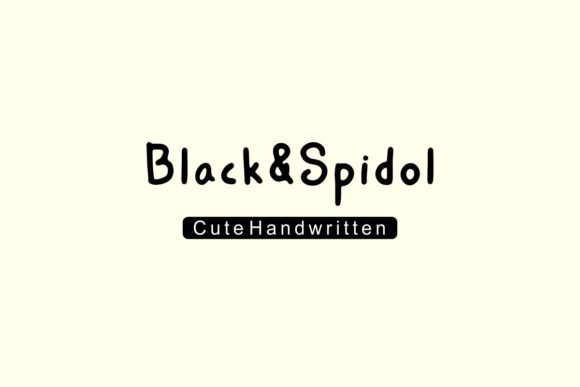 Black Spidol: A Handwritten Font for Polished Branding
