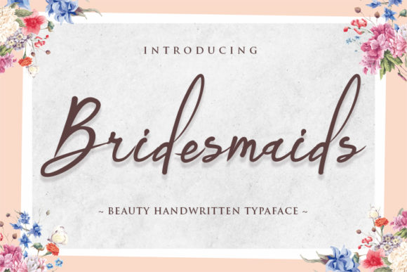 Bridemaids: A Timeless Handwritten Font for Web Design