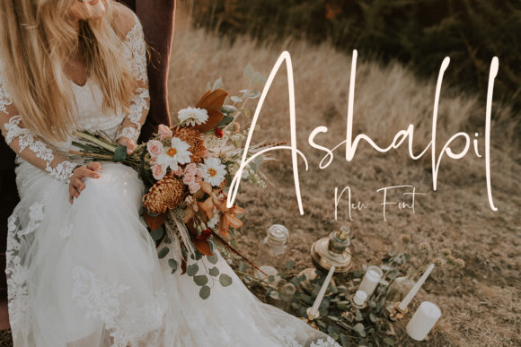 Discover Ashabil: A Handwritten Font for Elegant Design