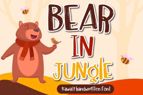 Discover Bear in Jungle: A Bold and Friendly Font for Web Design