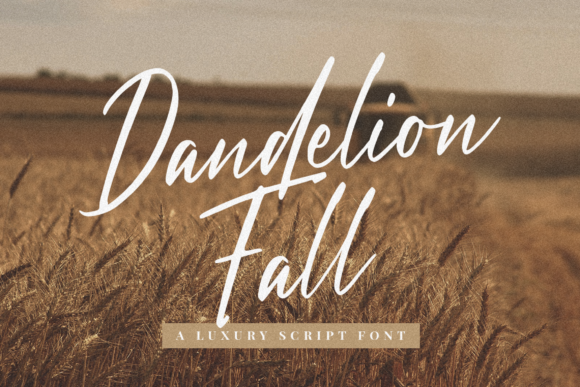 Discover Dandelion Fall: A Handwritten Font for Editorial Elegance