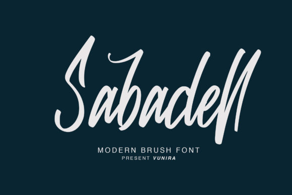 Discover Sabadell: A Handwritten Font for Elegant Branding