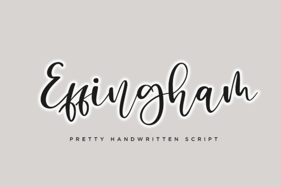 Effingham: A Versatile Handwritten Font for Modern Campaigns