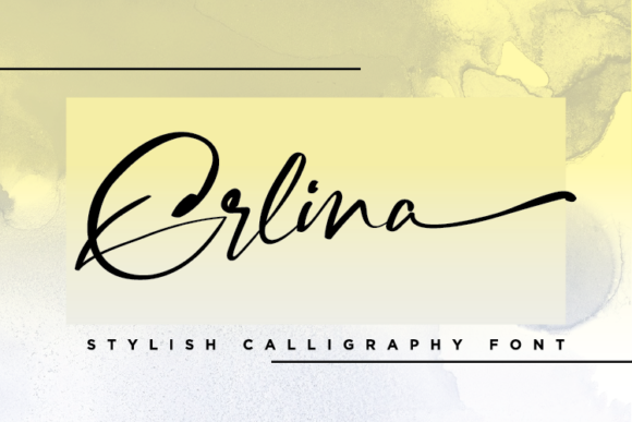 Elevate Your Brand with Erlina: A Stylish Handwritten Font