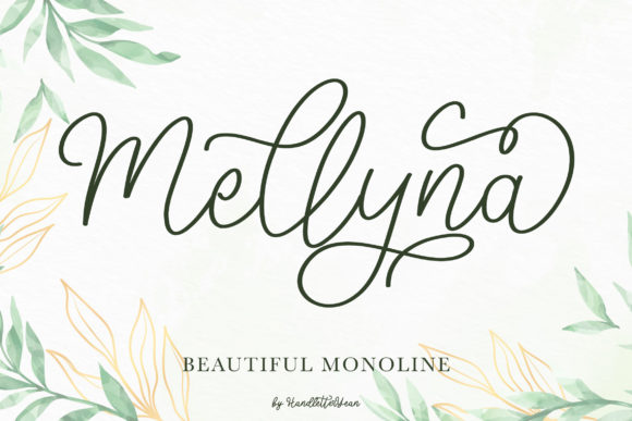 Elevate Your Craft with Mellyna: A Charming Handwritten Font