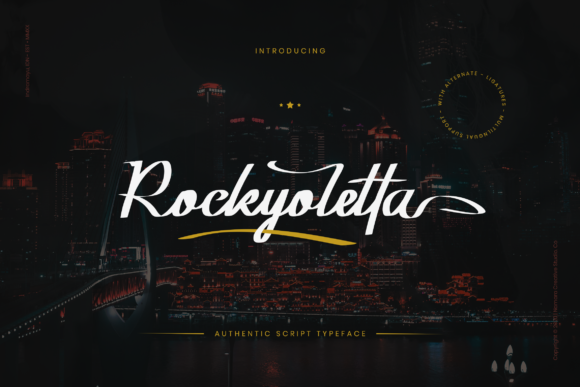 Elevate Your Craft with the Elegant Rockyoletta Font