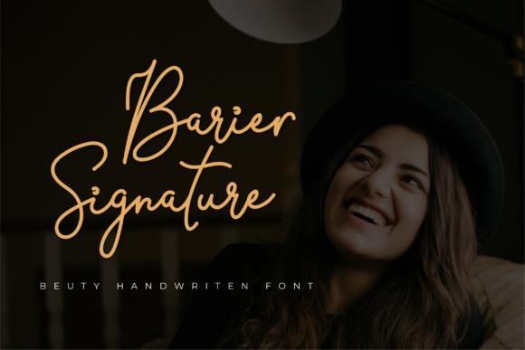Elevate Your Editorial Design with Barier Signature Font
