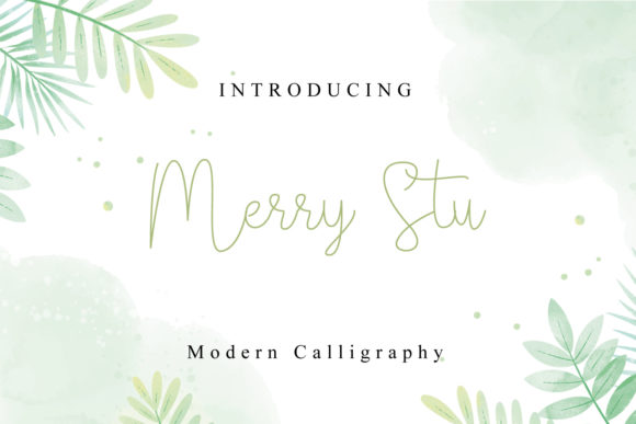 Elevate Your Editorial Design with Merry Stu Font