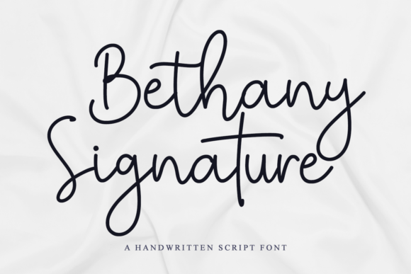 Elevate Your Web Design with Bethany Signature Font