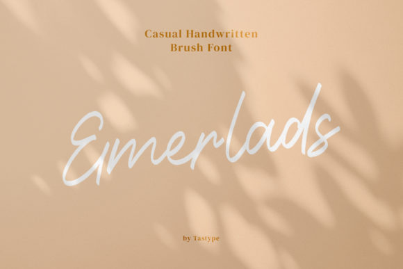 Emerlads: A Handwritten Font for Elegant Web Design
