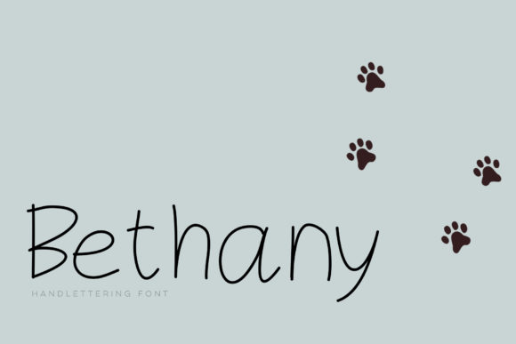 Enhance Your Brand with Bethany: A Delicate Handwritten Font