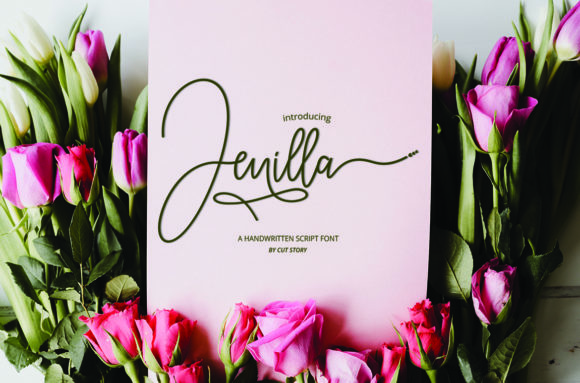Enhance Your Brand with Jenilla: A Premium Script Font