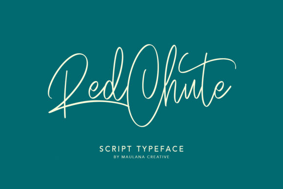 Enhance Your Brand with Red Chute: A Stylish Script Font