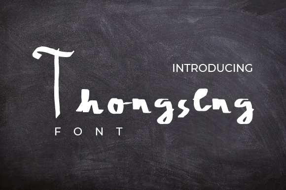Enhance Your Brand with Thongseng: A Friendly Handwritten Font