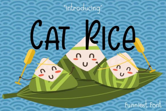 Exploring Cat Rice: A Sweet and Friendly Handwritten Font