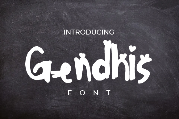 Gendhis: A Friendly Handwritten Font for Editorial Charm