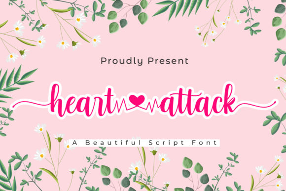 Heart Attack: A Charming and Elegant Script Font for Editorial Design