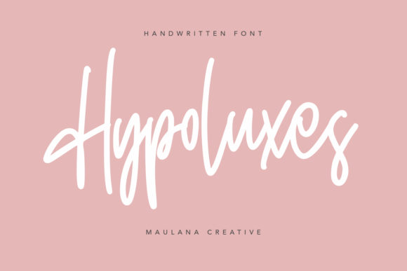 Hypoluxes: A Charming Handwritten Font for Creative Campaigns