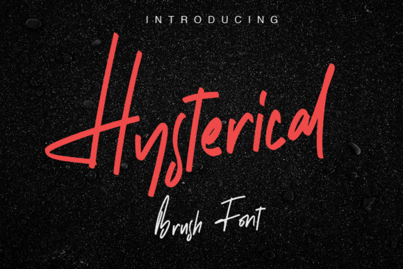 Hysterical: A Quirky Handwritten Font for Creative Branding