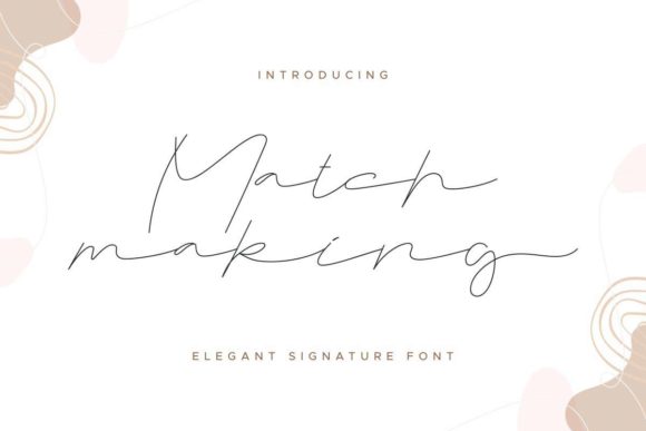 Matchmaking: A Script Font for Elegant Web Design