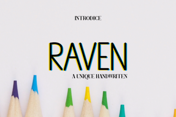 Raven: A Handwritten Font for Elegant Editorial Design