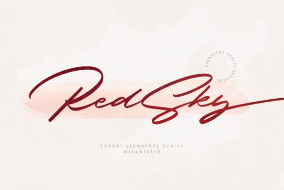 RedSky: Elevate Your Brand with This Elegant Script Font