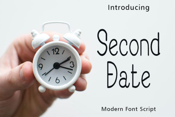 Second Date: A Charming Handwritten Font for Makers