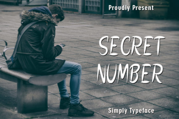 Secret Number: A Font with Mysterious Charm