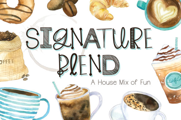 Signature Blend: A Unique Handwritten Font for Your Brand