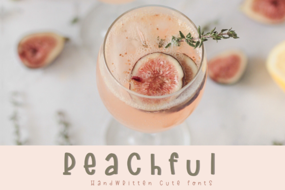 Transform Your Brand with Peachful: A Charming Font for Business