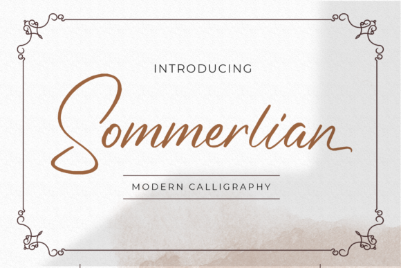 Transform Your Brand with Sommerlian: A Timeless Handwritten Font