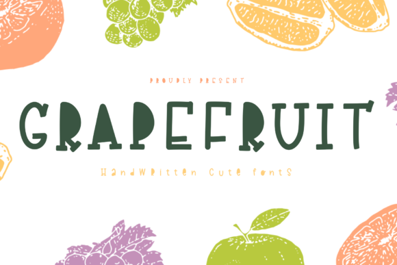 Unleash Creativity with Grapefruit: A Handwritten Font for Makers